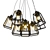 Modern Chandelier Collection 3D model small image 5