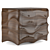 Wave Modern Chest Drawers 3D model small image 1