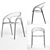 Pedrali Gossip: Stylish Polycarbonate Armchair 3D model small image 2