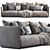 Lullaby Sofa: Stylish and Comfortable 3D model small image 4