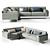 Comfort LIFE Sofa 3D model small image 1