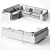 Comfort LIFE Sofa 3D model small image 5