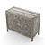 Lockhart Three-Drawer Chest: Rustic Elegance for Your Home 3D model small image 13