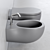 Flaminia Pinch Wall-Hung WC&Bidet 3D model small image 2