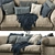 Baxter Alfred Soft: Sleek & Comfortable Sofa 3D model small image 2