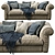 Baxter Alfred Soft: Sleek & Comfortable Sofa 3D model small image 3