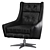 MOTORCITY Leather Swivel Chair 3D model small image 2