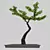 Flowering Bonsai in Pot 3D model small image 2