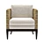 PALECEK Cameron Lounge Chair: Elegant and Stylish 3D model small image 4