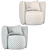 Rugiano Nella Vetrina Armchair: Exquisite Design, Multiple 3D Formats 3D model small image 4