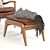 Fuzzy Comfort: Ikea Lounge Chair 3D model small image 2