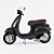 Retro Vespa for 3ds Max - High Quality with Corona 3D model small image 4