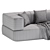 Luxury Aston Martin V255 Sofa 3D model small image 3