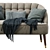Elegant Margot 2 Seater Sofa 3D model small image 2