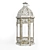 Elegant Floral Metal Lantern 3D model small image 1