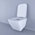 Modern Flush Toilet 3D model small image 3