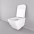 Modern Flush Toilet 3D model small image 4