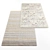 Modern Style Rug Set 3D model small image 3