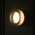 Sleek Dimple Smoke Sconce 3D model small image 2