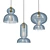 Stylish Glass Pendant Light 3D model small image 1