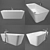 Ideal Standard Bathtub & Mixer 3D model small image 5