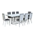 Sleek Modern Dining Chair 3D model small image 3