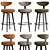 Custom Bar Stool | Handcrafted Perfection 3D model small image 1