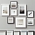 Versatile Set of 135 Picture Frames 3D model small image 1