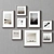 Versatile Set of 135 Picture Frames 3D model small image 2