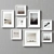 Versatile Set of 135 Picture Frames 3D model small image 3