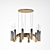 Anzazo Berga Modern Chandelier 3D model small image 3