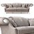 Luxury Visionnaire Sofa Valancourt 3D model small image 1