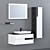 Modern Bathroom Cabinet Set | No. 062 3D model small image 1