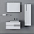 Modern Bathroom Cabinet Set | No. 062 3D model small image 2