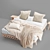 Ultimate Linen Bed: A Magical Dream 3D model small image 2