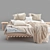 Ultimate Linen Bed: A Magical Dream 3D model small image 3