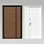 Thermowood Entry Doors 3D model small image 1