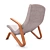 Sleek Zen Crasshopper Chair 3D model small image 8