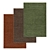 Luxury Textured Carpet Set 3D model small image 1