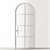 Stylish Arch Single Door 3D model small image 4