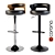 Dallas Adjustable Bar Stool 3D model small image 1