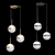 Elegant Glass Pendant Lamp 3D model small image 2