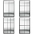 Embossed Glass Partitions Set 3D model small image 1