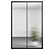 Embossed Glass Partitions Set 3D model small image 3