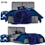 Soft Baby Bed: 2 Colors, Fur Included 3D model small image 1