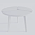 M-City Peony D90 Dining Table 3D model small image 8