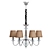 Elegant 6-Light Chandelier: MW Light Sofiya 3D model small image 2