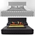 Versace Chester Bed - Luxury Elegance in Fine Detail 3D model small image 5