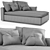 Indera Sofa in Sleek Design 3D model small image 4