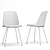 Modern Zanotta June Chairs 3D model small image 5
